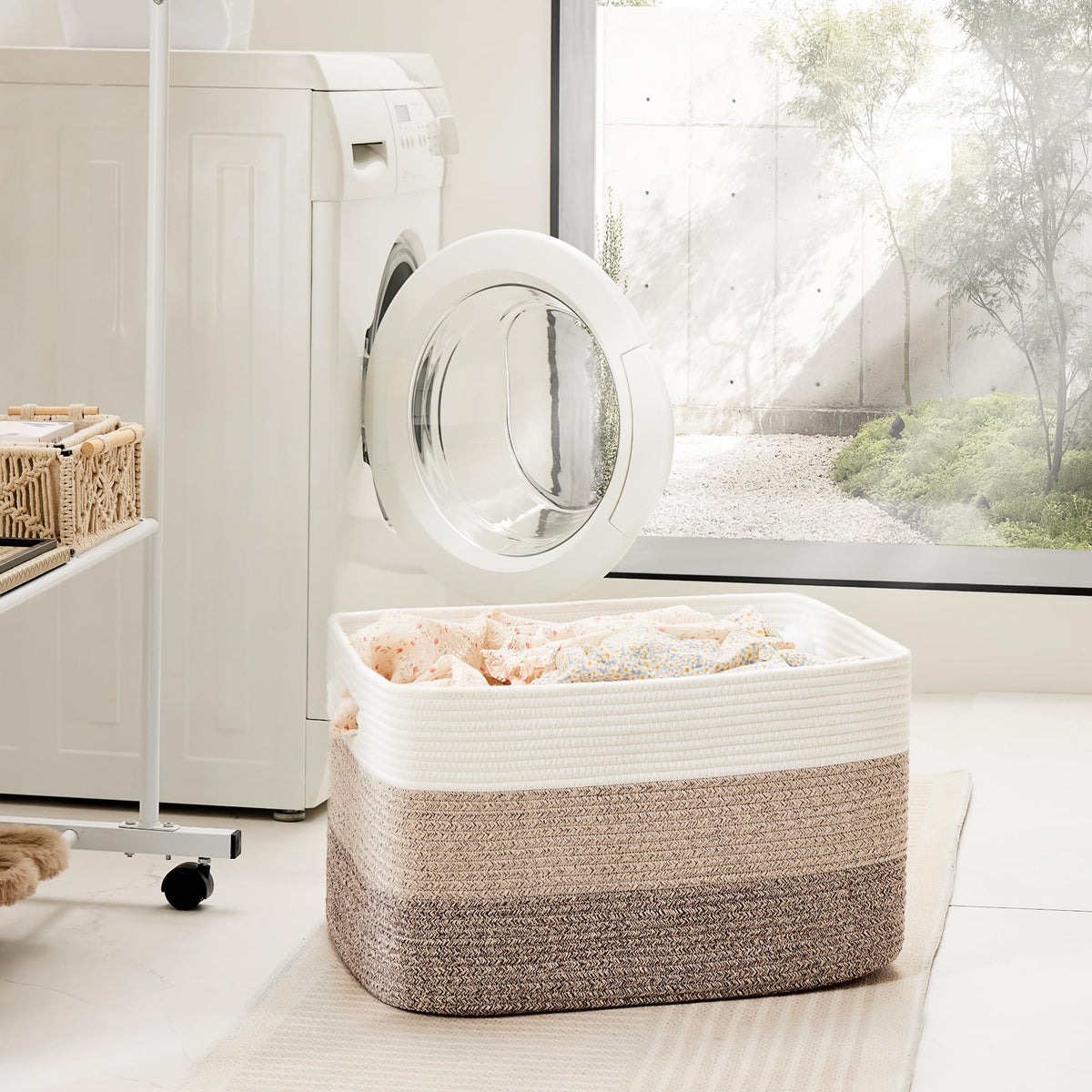 Artfeel nursery decor basket blends with your room’s natural style while organizing essentials.