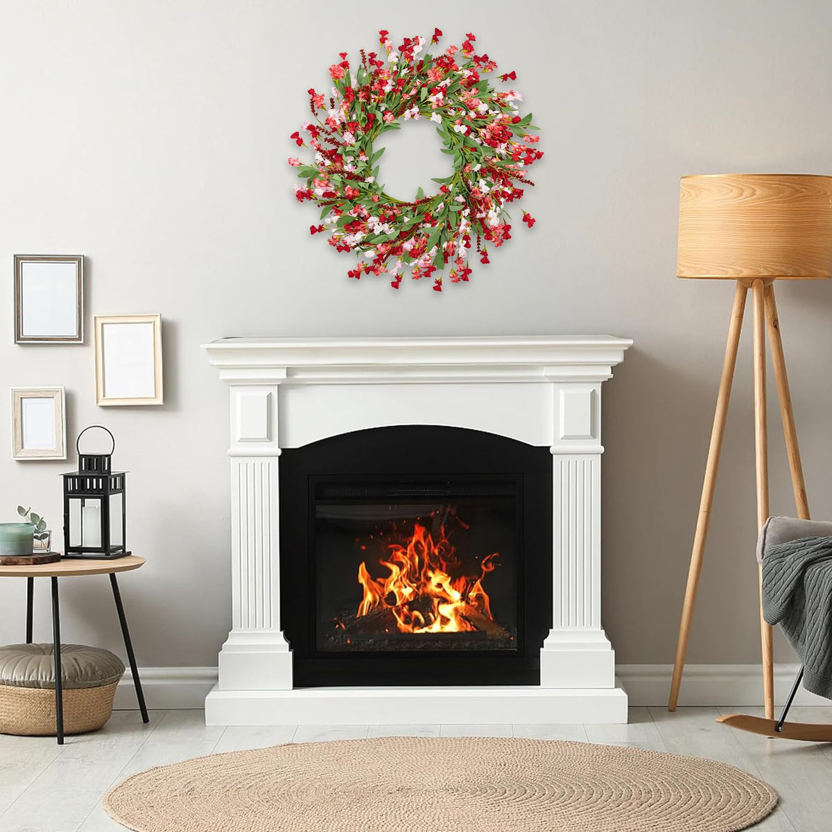 Artgar front door wreath ready to hang for instant entryway charm.