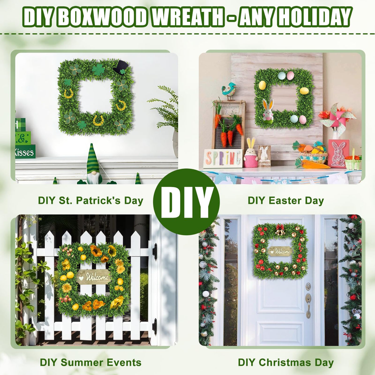 Artgar wreath wall decor idea suitable for living rooms or kitchens.