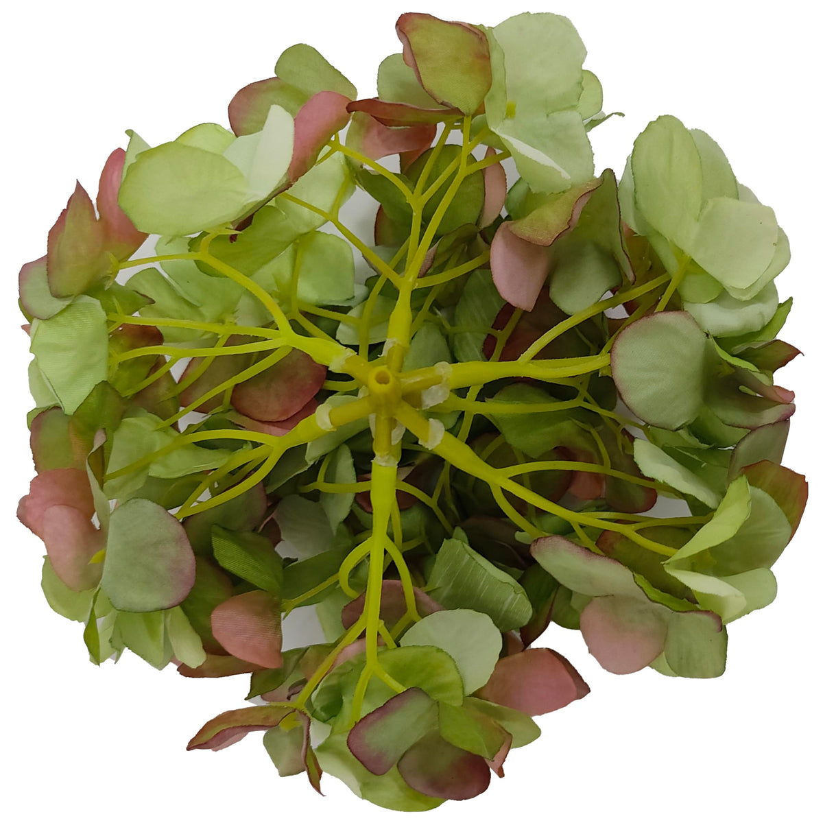 artifiplant 7.1 inch hydrangea head perfect for cake florals and party decor.