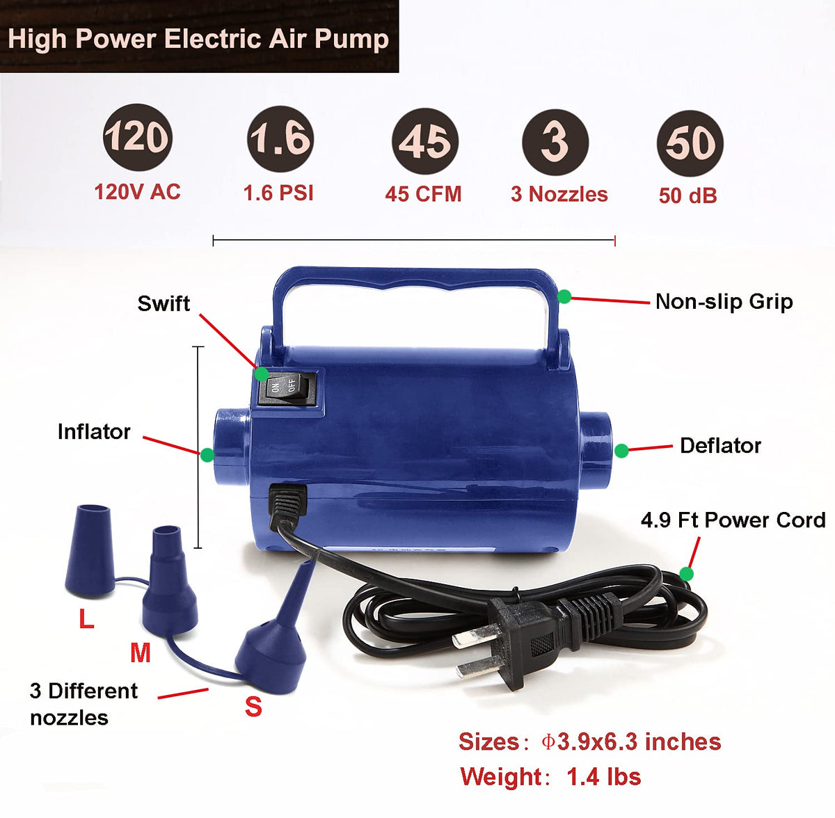 Artigarden air pump deflate mode enables compact packing after use