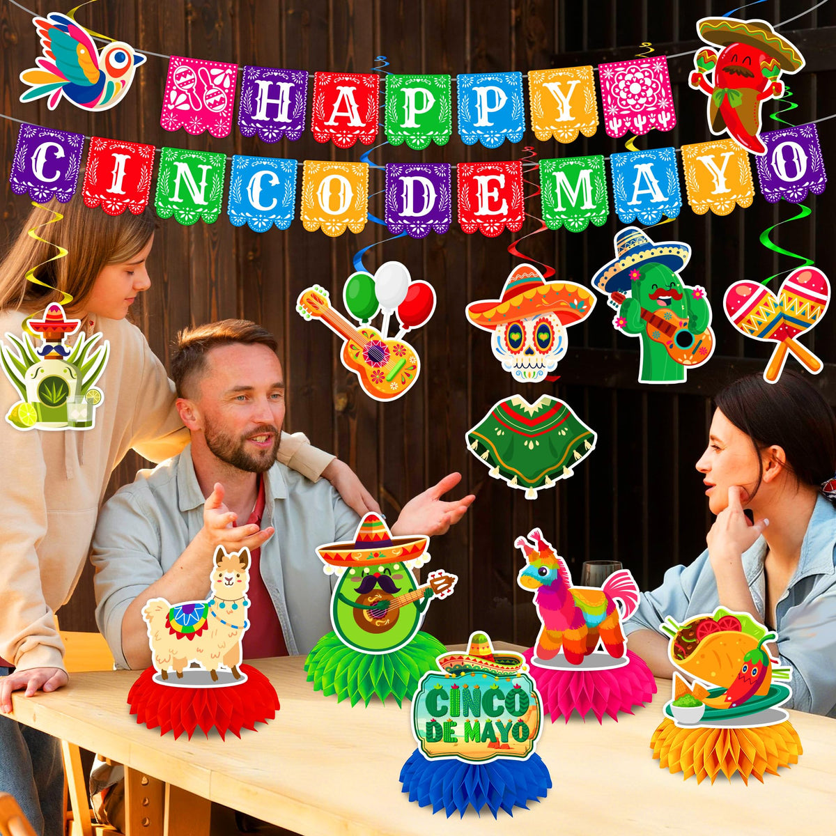Artijoyfun Taco honeycomb centerpieces become charming table accents.