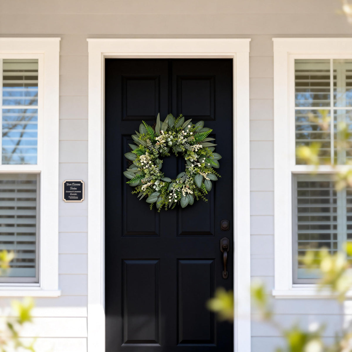 ARTINCRAFIO boxwood sprigs and ferns add depth for farmhouse or modern styles.