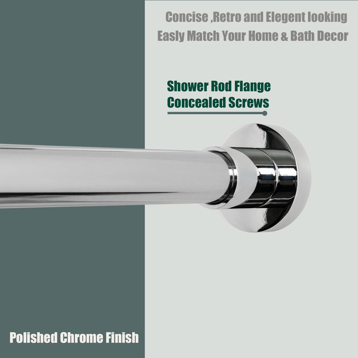 Artiwell chrome-plated stainless steel rod for durable, rust-resistant bathroom hardware