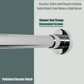 Artiwell chrome-plated stainless steel rod for durable, rust-resistant bathroom hardware