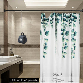 Artiwell multi use rod serving as curtain and closet rod