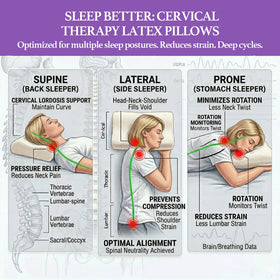 Artka pillow venting guidance to reduce natural latex aroma.