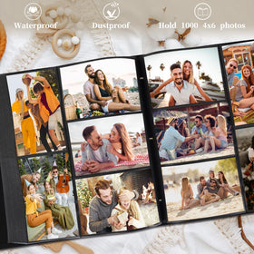 Artmag fabric photo album 1000 pockets—massive capacity for memories.