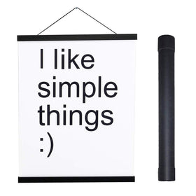 Artmag magnetic poster hanger 24x36 frame securely holds a large poster