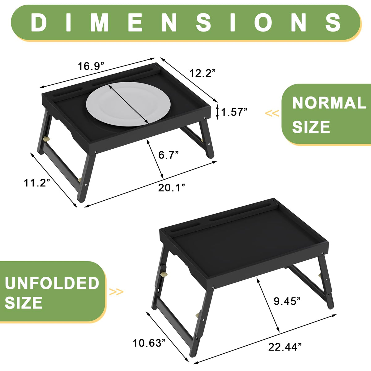 Artmeer bamboo tray used as laptop desk on couch or bed.