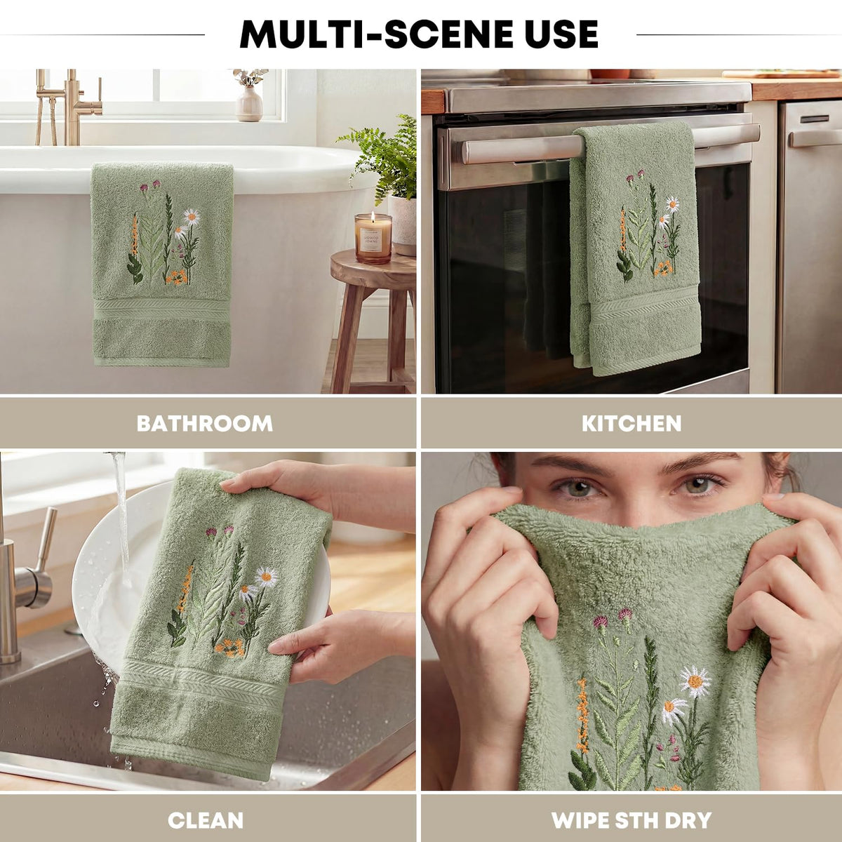 Large 35 x 75 cm towel suitable for bathroom, pool, or gym decoration and utility.