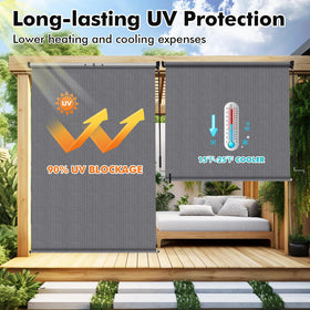 Artpuch roller shade side profile highlights compact frame and clean lines