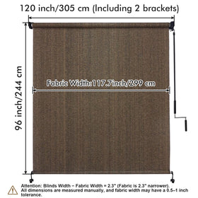 Artpuch roller shade blocks UV rays to protect furniture and skin