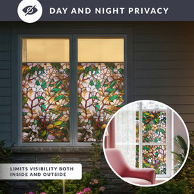 ARTSCAPE Magnolia repeats patterns to fit any window size.
