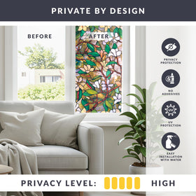 ARTSCAPE Magnolia provides privacy while letting natural light filter through.