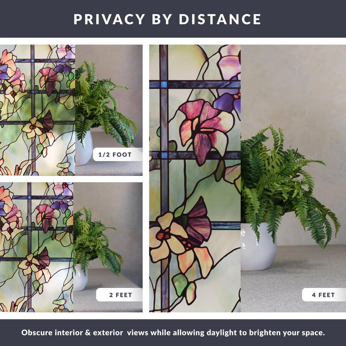 Artscape Trellis UV protection up to 98% while letting daylight through