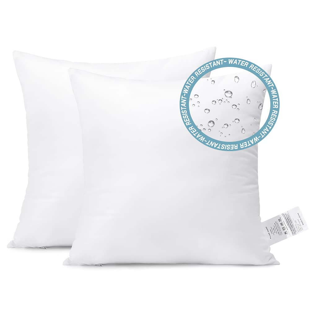 Artscope outdoor waterproof pillow insert 20x20 for patio furniture with rain protection.