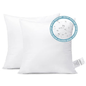 Artscope outdoor waterproof pillow insert 20x20 for patio furniture with rain protection.