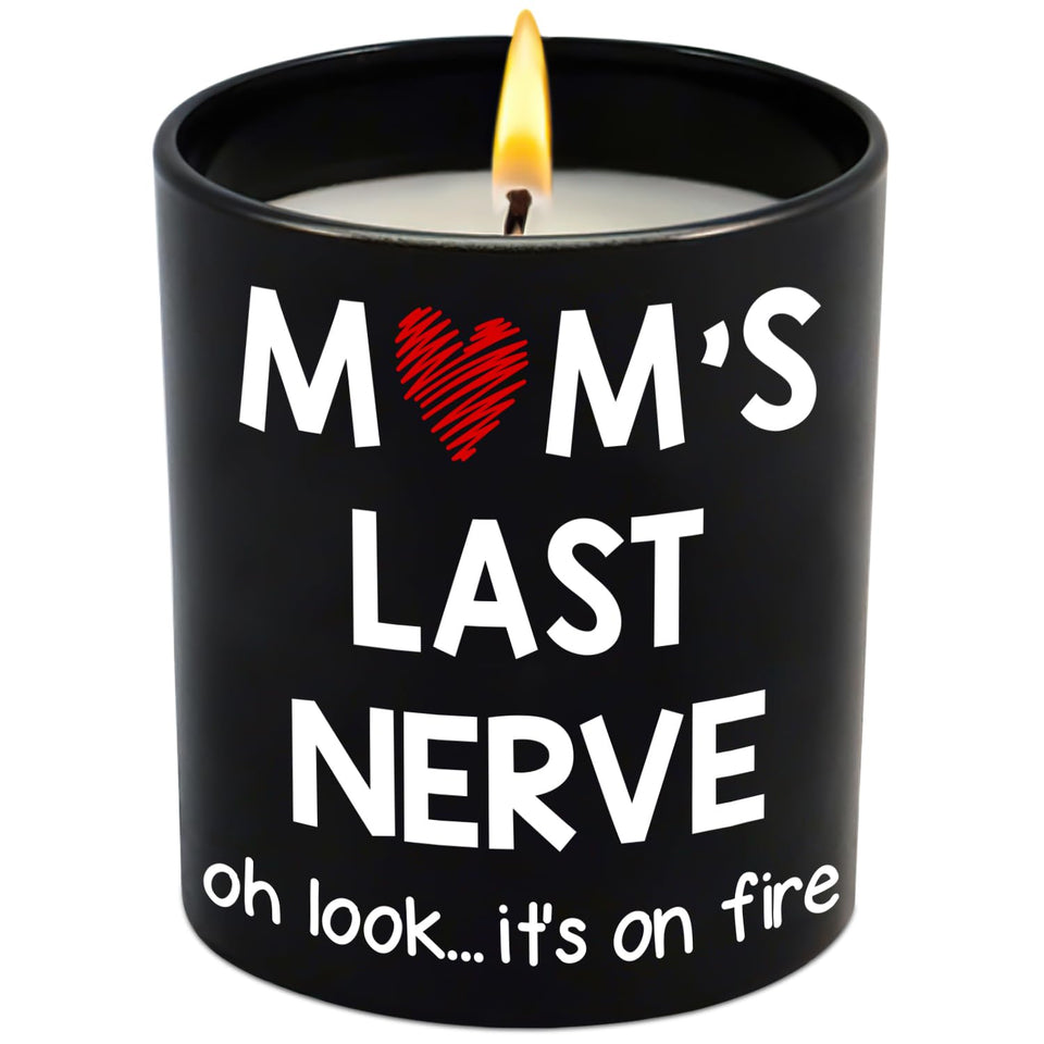 ARVEXO Moms Last Nerve Candle 10oz jar, ideal gift for mom