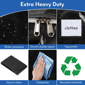 Arzerlize waterproof material bag demonstrates content protection during travel