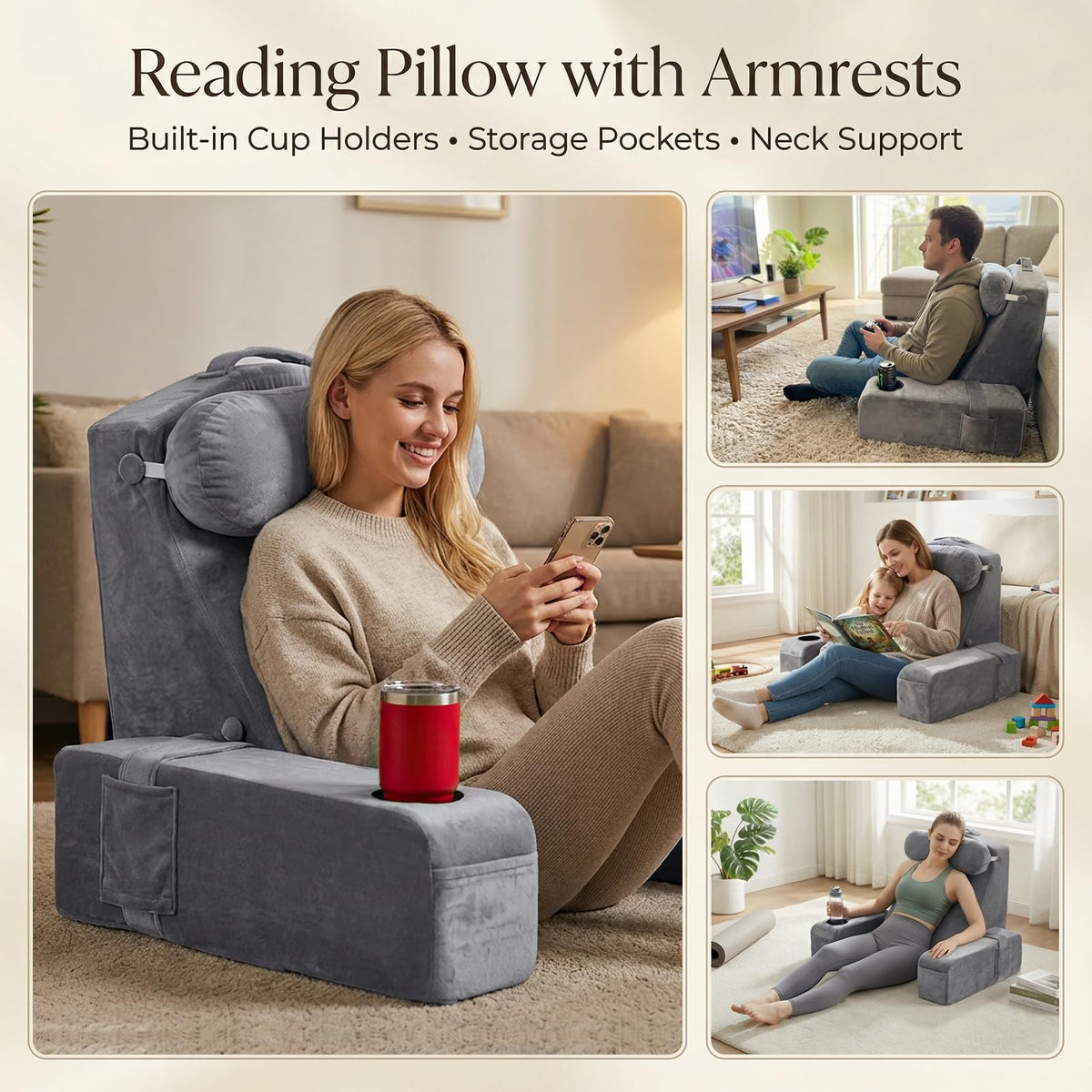 AS AWESLING removable cover is machine washable for easy cleaning.
