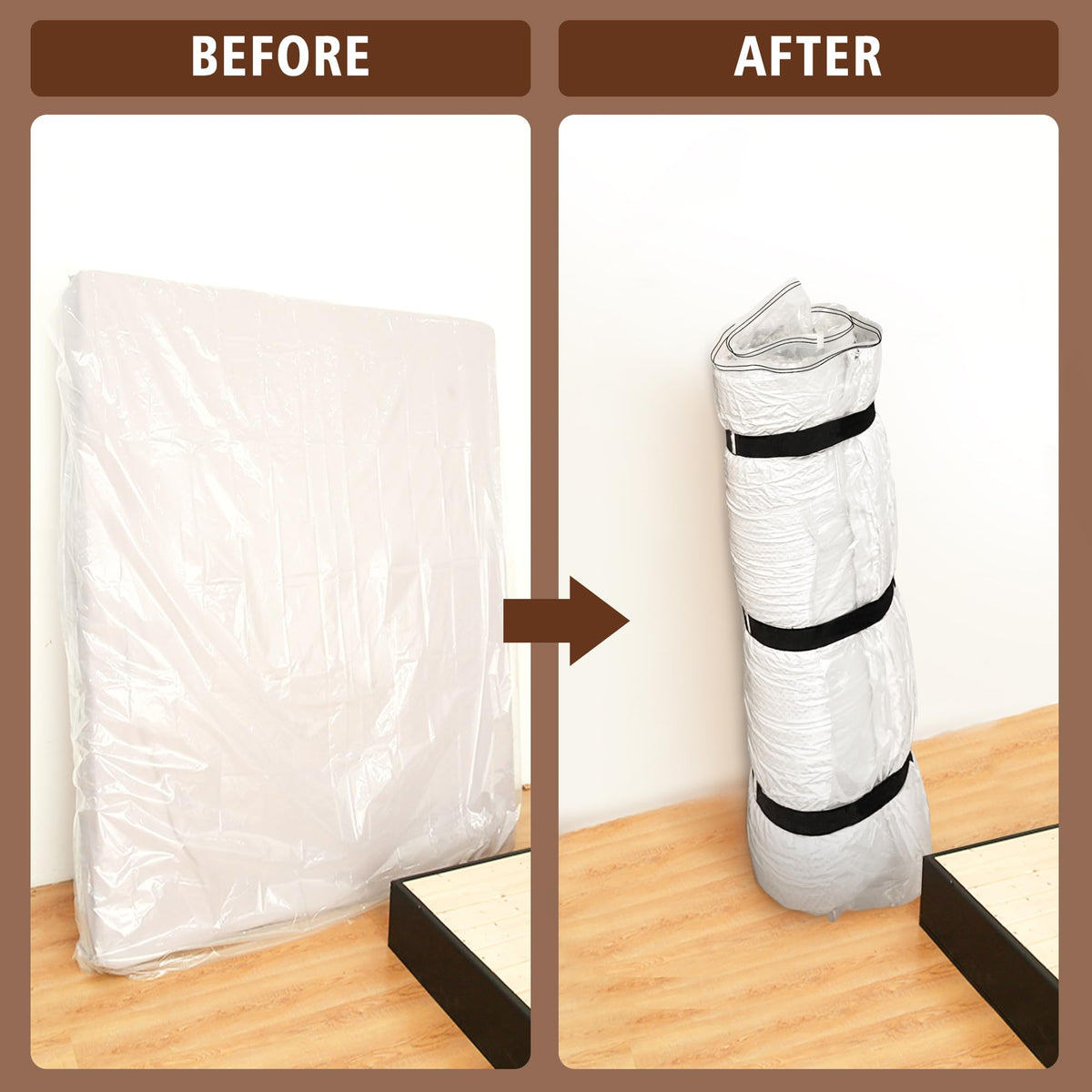 Asatdd waterproof sealed bag shields mattress during moving