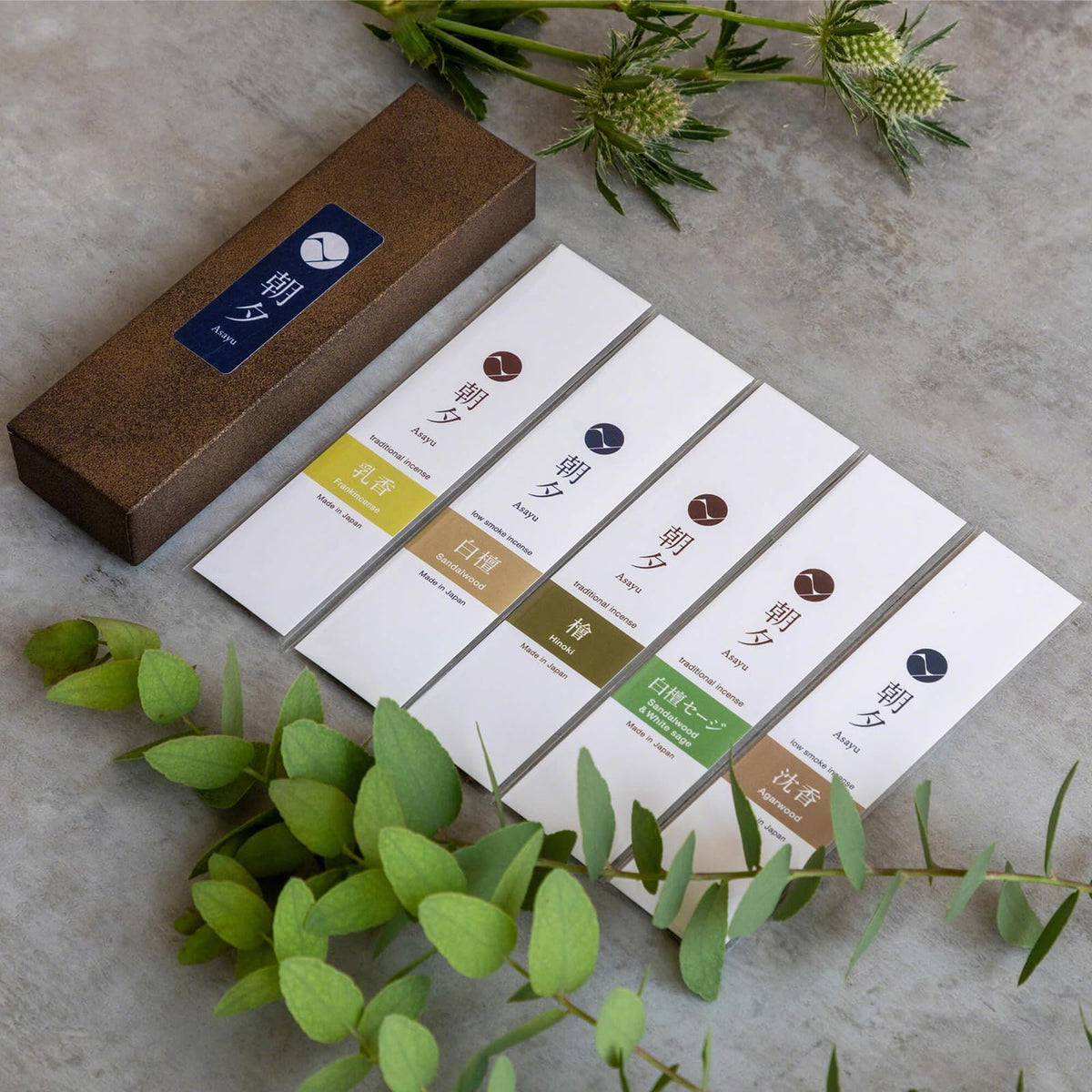 Asayu Japan relaxation scene with incense enhances mindfulness.