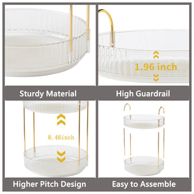 Asayuee bathroom cosmetics storage on a clean countertop for organized routines.