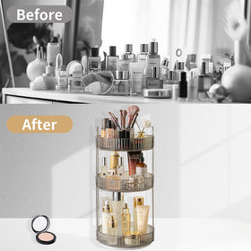 Asayuee bathroom countertop organizer keeps vanity items tidy and accessible