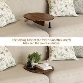 Asgolion Tray surface features oval embossed design for modern style