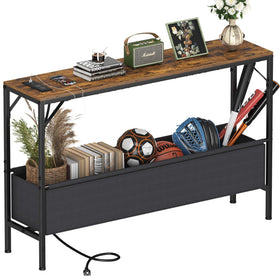 47.2-inch length Asgolion console table offers ample surface for decor.