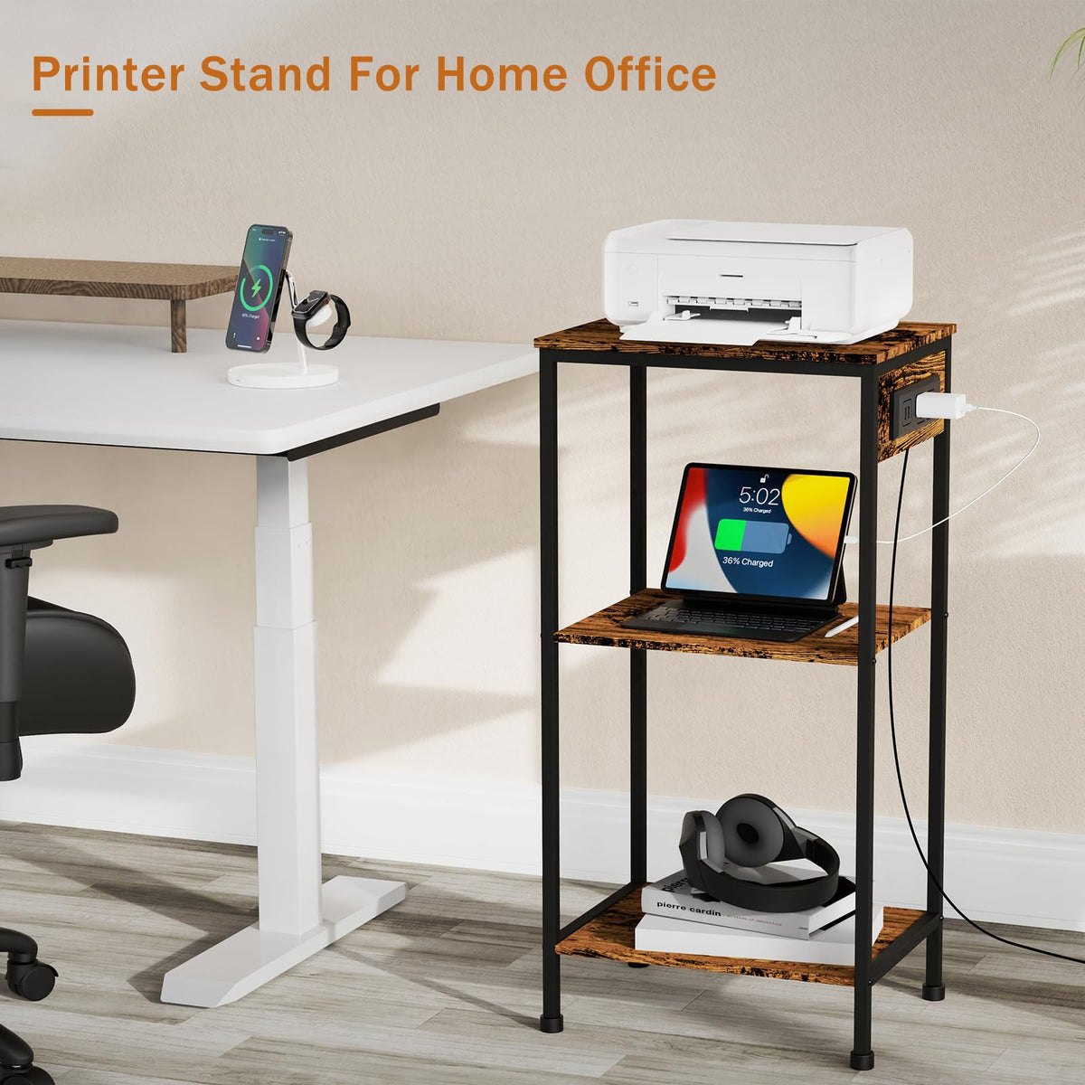 Asgolion compact end table ideal for compact apartments.