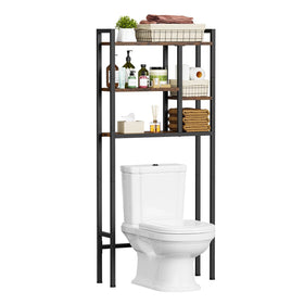 Asgolion stylish vintage bathroom organizer adds charm while organizing essentials.