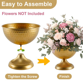 ASHELYULLA gold vases living room entryway display for stylish home accents
