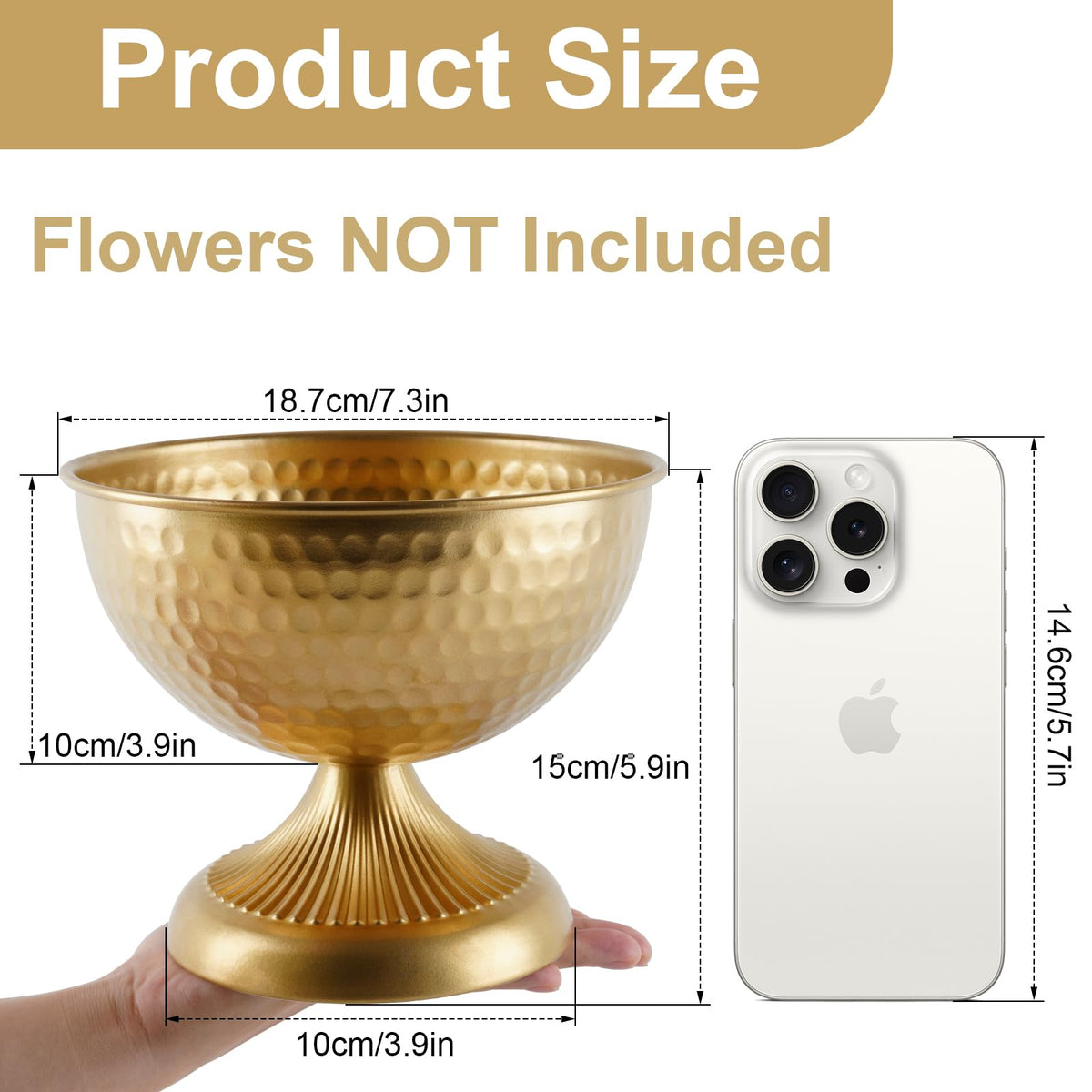 ASHELYULLA gold vases wedding centerpiece setup for refined reception tables