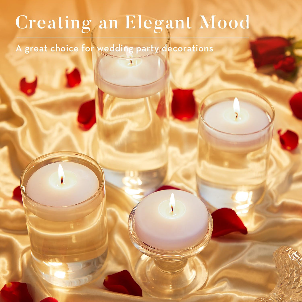 Ashlux centerpiece wedding candle glow for refined tables