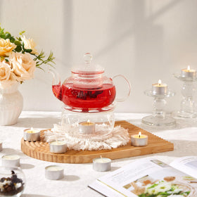 Ashlux tea lights fit snugly in standard holders