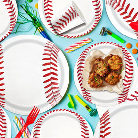 ASLERMURE baseball cutlery set with forks, knives, spoons