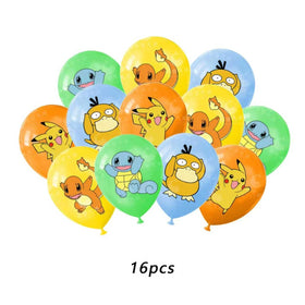 Aslike cake toppers with Pokemon imagery add charm to dessert displays.