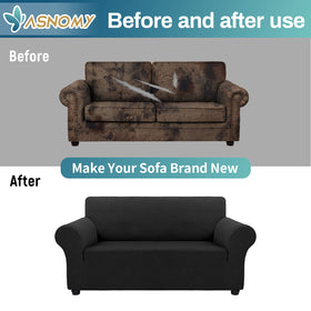 Asnomy pet-friendly design keeps the sofa cleaner for dogs and cats.