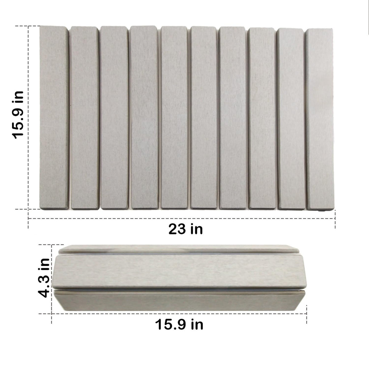 Asou Stone Bath Mat suitable for pet areas and water bowls.