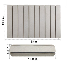 Asou Stone Bath Mat suitable for pet areas and water bowls.