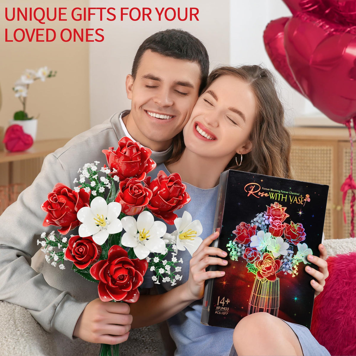 Asoulin finished floral display brightens living spaces with color