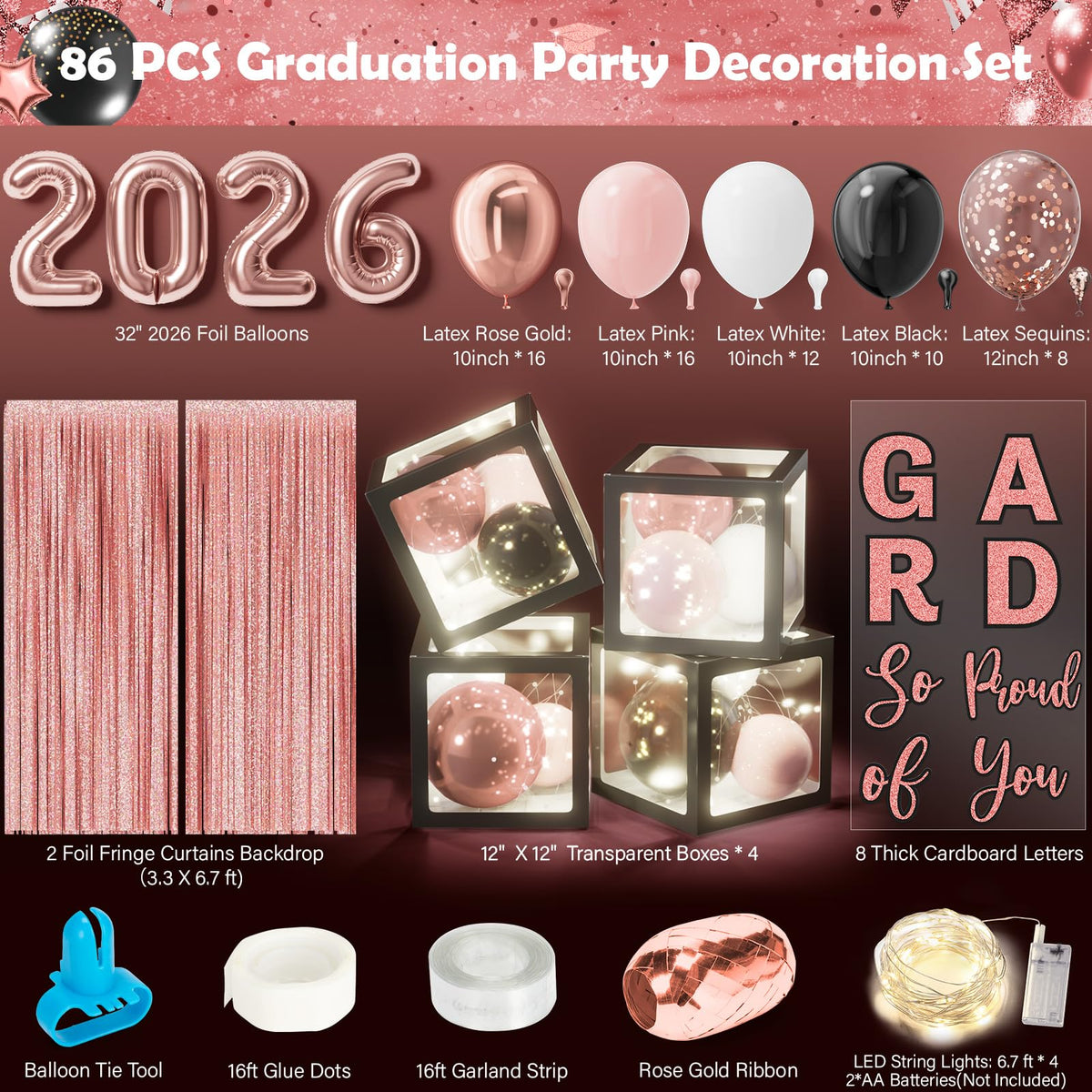 Asoulin foil curtain backdrop shines for memorable graduation photos