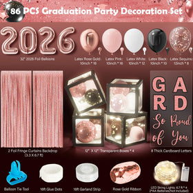 Asoulin foil curtain backdrop shines for memorable graduation photos