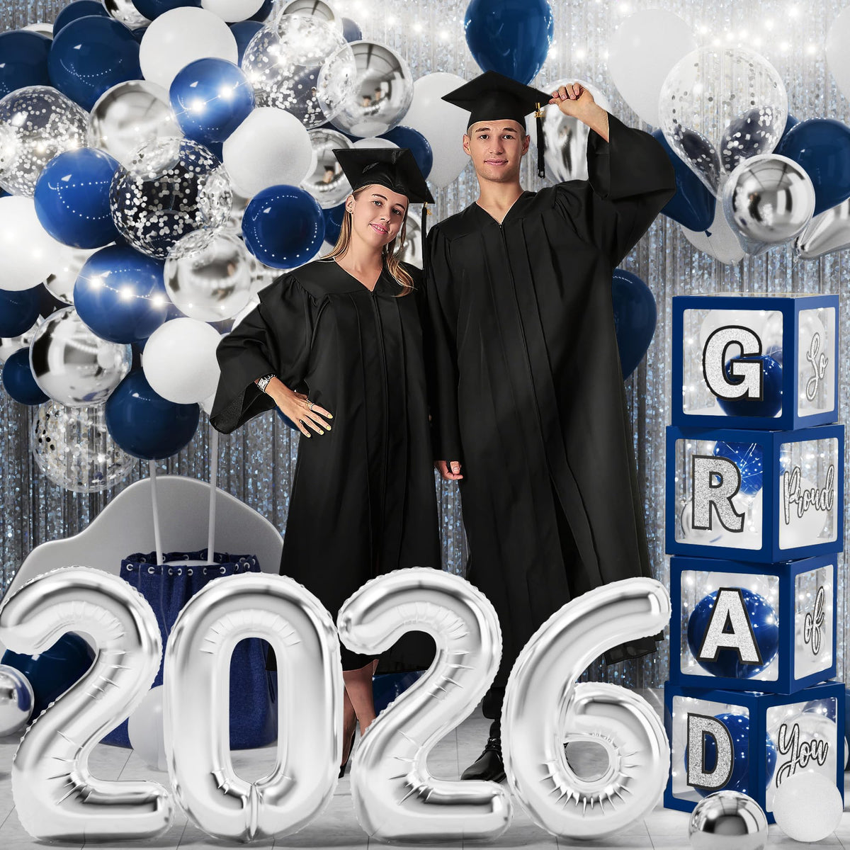Asoulin foil curtain backdrop enhances photo spots with reflective sparkle.