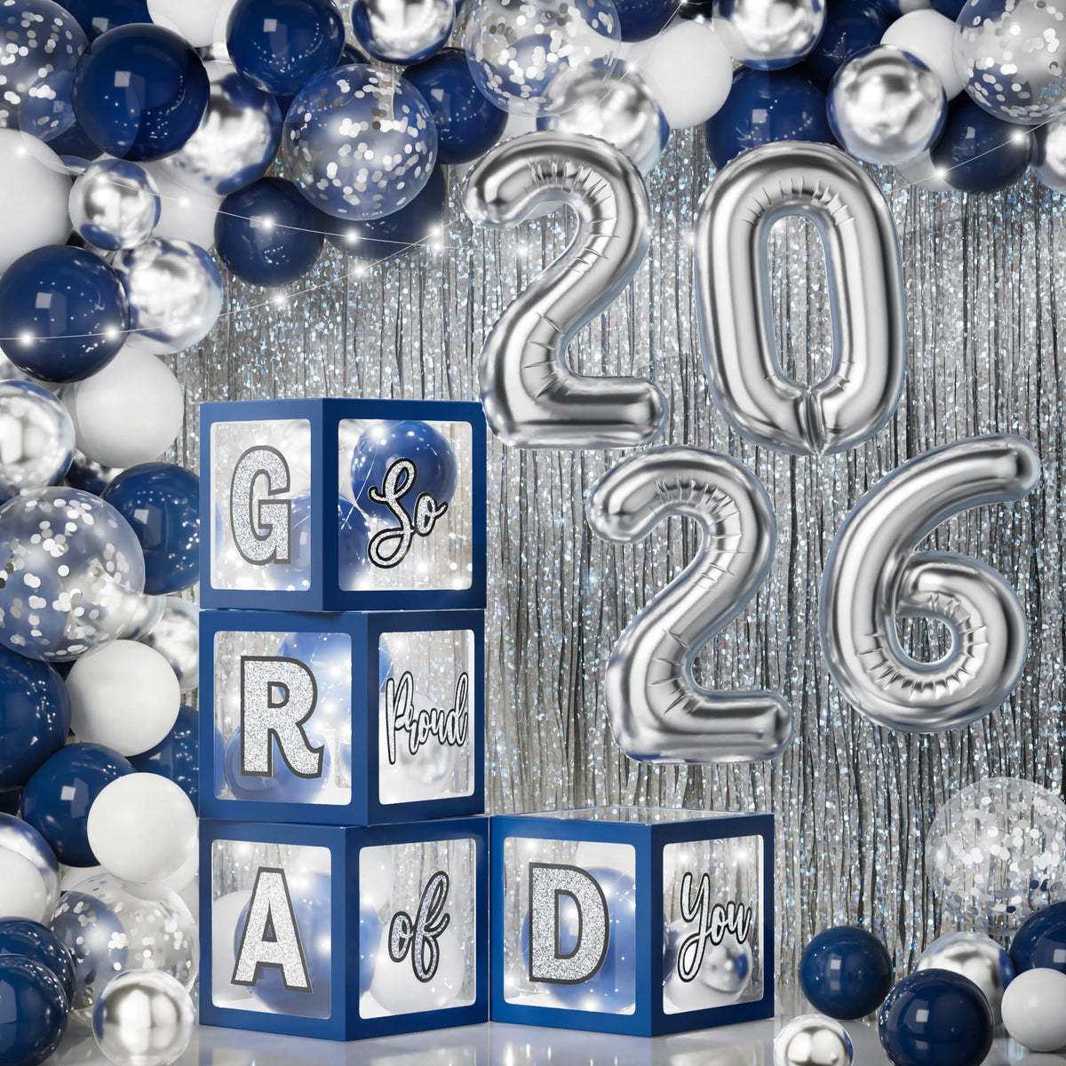 Asoulin grad boxes set creates a ready-to-assemble centerpiece for a stylish 2026 graduation.