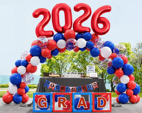 Asoulin grad letters signs 'SO PROUD' and 'GRAD' for signage