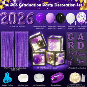 Asoulin LED light strings add warm illumination to graduation decor