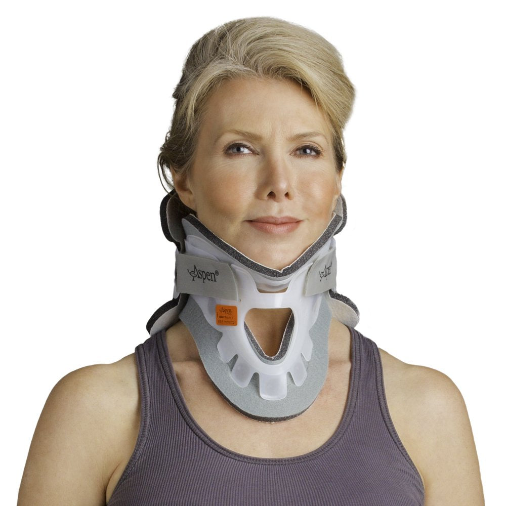 Aspen cervical collar Regular front view showing adjustable fit and comfort